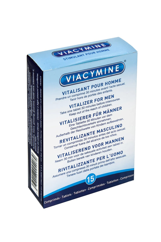 Viacymine 15 pilules stimulantes homme - Love Store Paris