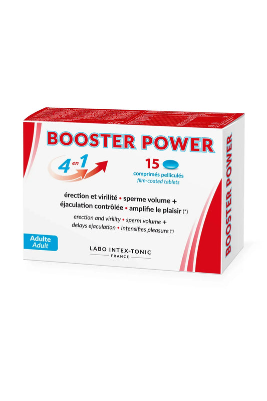 Booster Power aphrodisiaque sexuel homme 4 en 1 - Love Store Paris