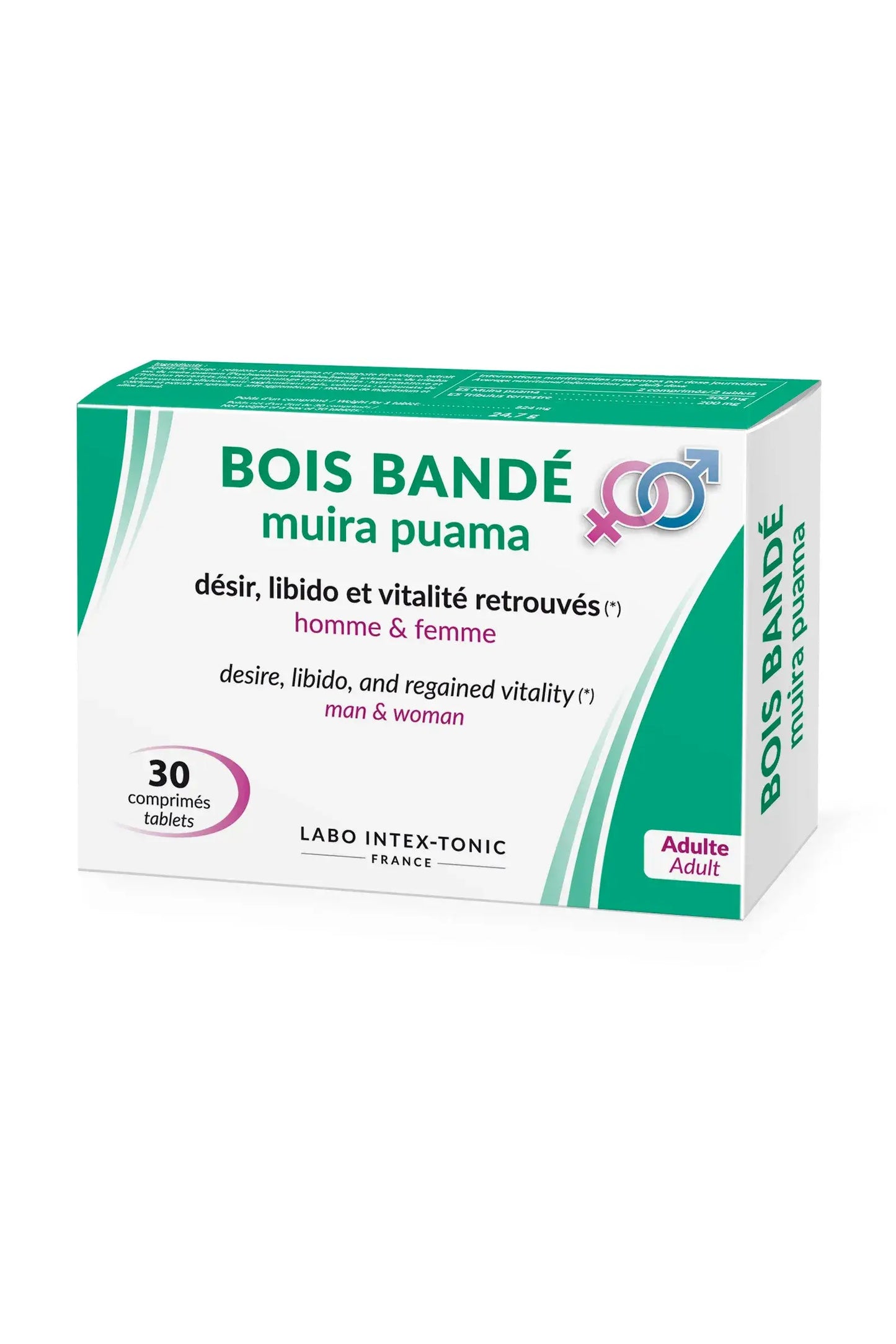 Bois Bandé 30 pilules stimulantes homme et femme - Love Store Paris