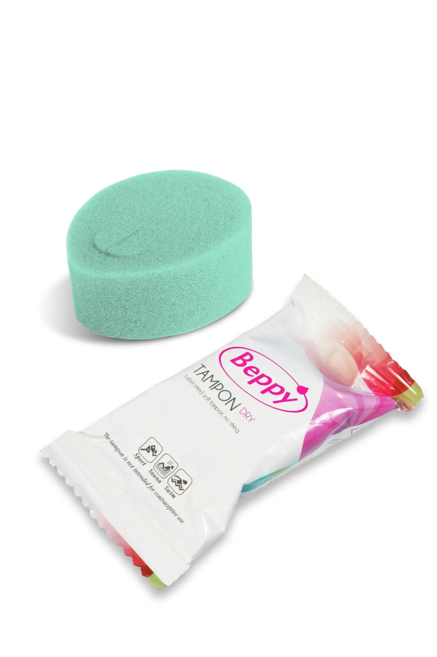 Tampons en mousse sans ficelle 8p Beppy - Love Store Paris