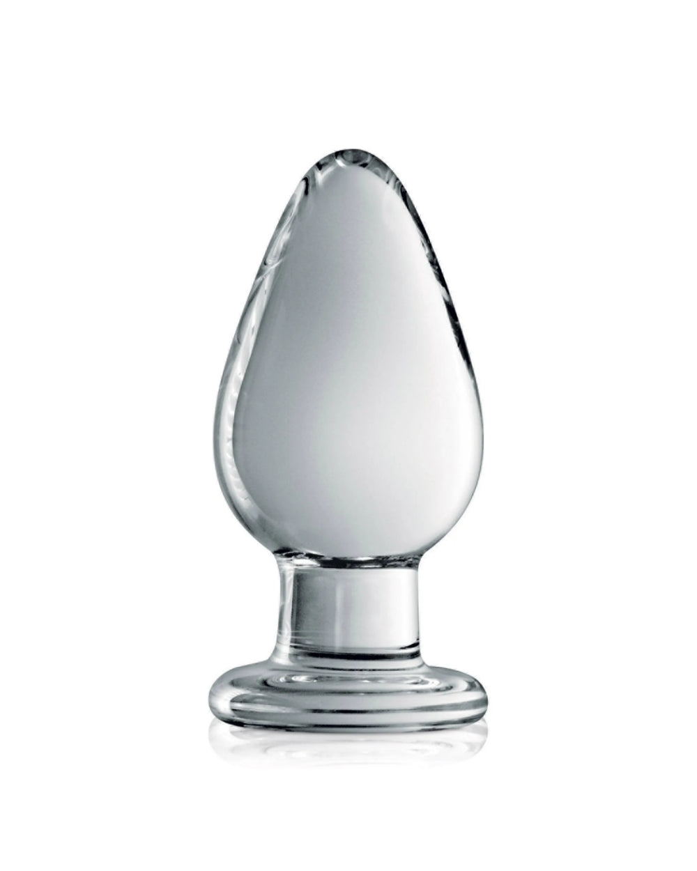 Nº25 plug anal verre arrondie Glossy - Love Store Paris