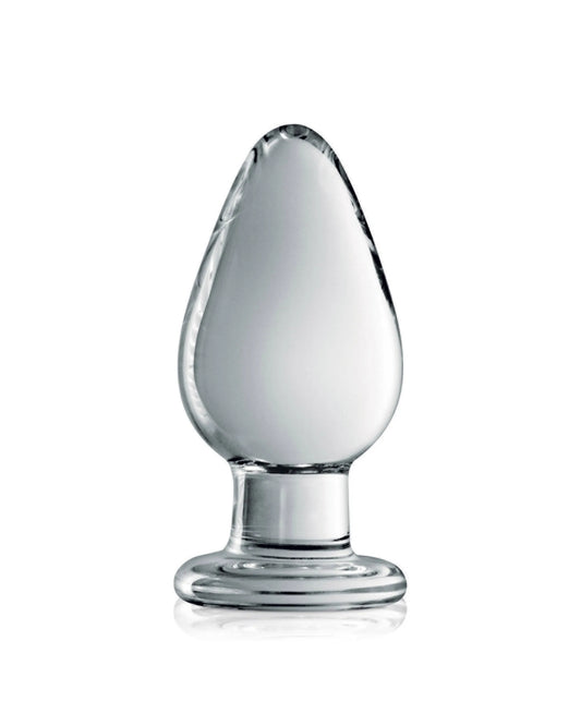 Nº25 plug anal verre arrondie Glossy - Love Store Paris