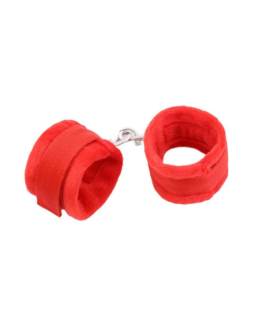 Menottes poignets velcro rouge IntoYou - Love Store Paris
