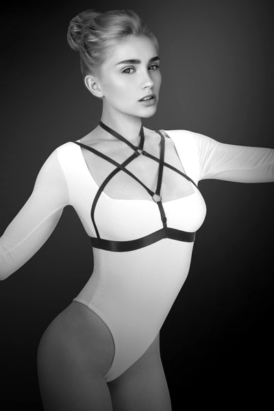 Alyssa harnais de poitrine élastique - Love Store Paris